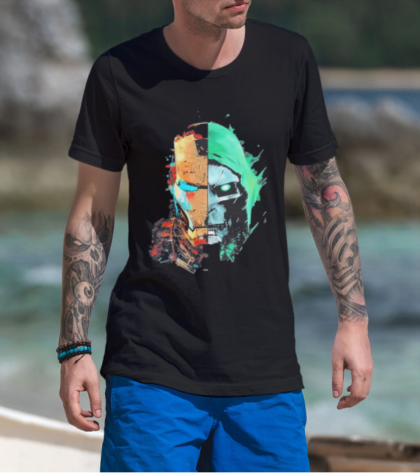 New Mask Same Task Iron Man Doctor Doom Mashup T-Shirt
