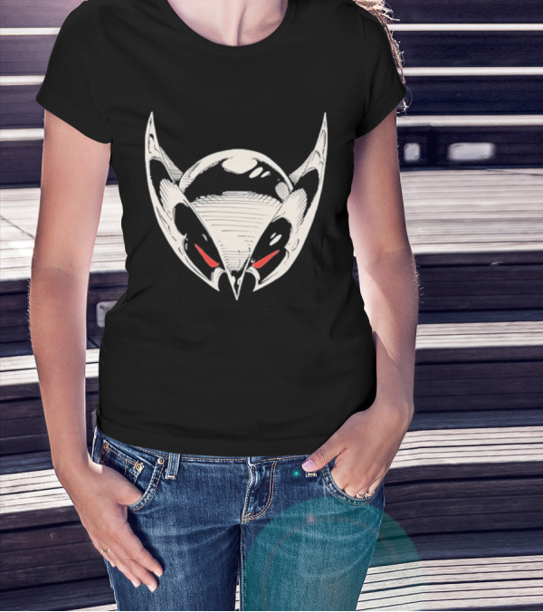 Gerard Way Shadowhawk Helmet Red Eyes T-Shirt