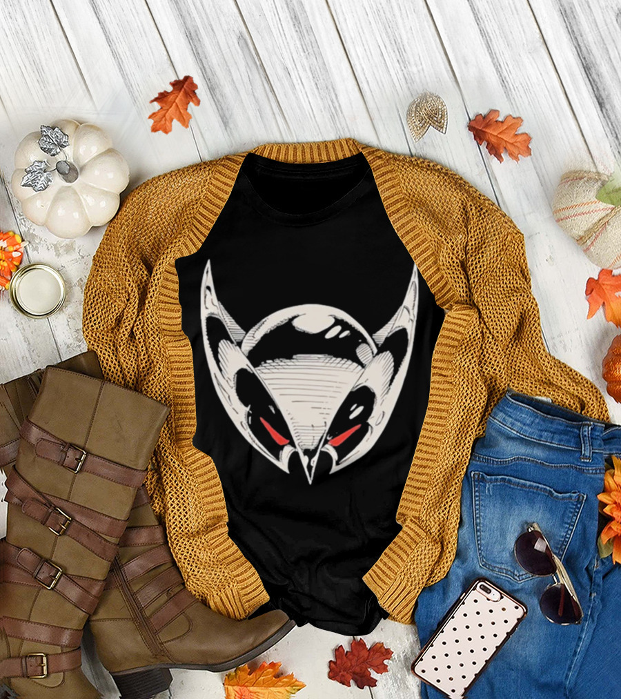 Gerard Way Shadowhawk Helmet Red Eyes T-Shirt