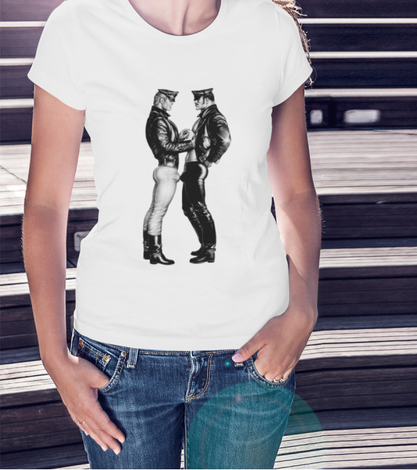 Russell Tovey Tom Of Finland Leather Uniform T-Shirt