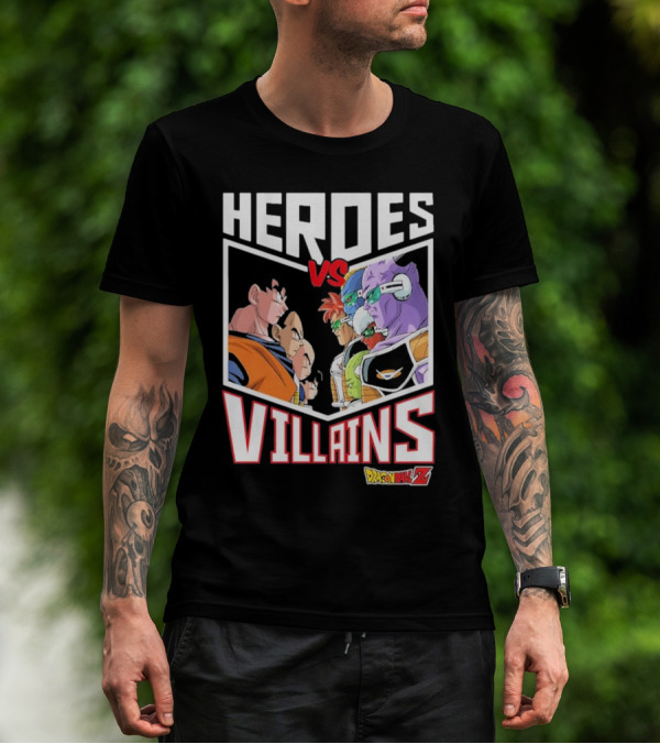 Heroes Vs. Villains DRAGON BALL Z Youth BIOWORLD T-Shirt