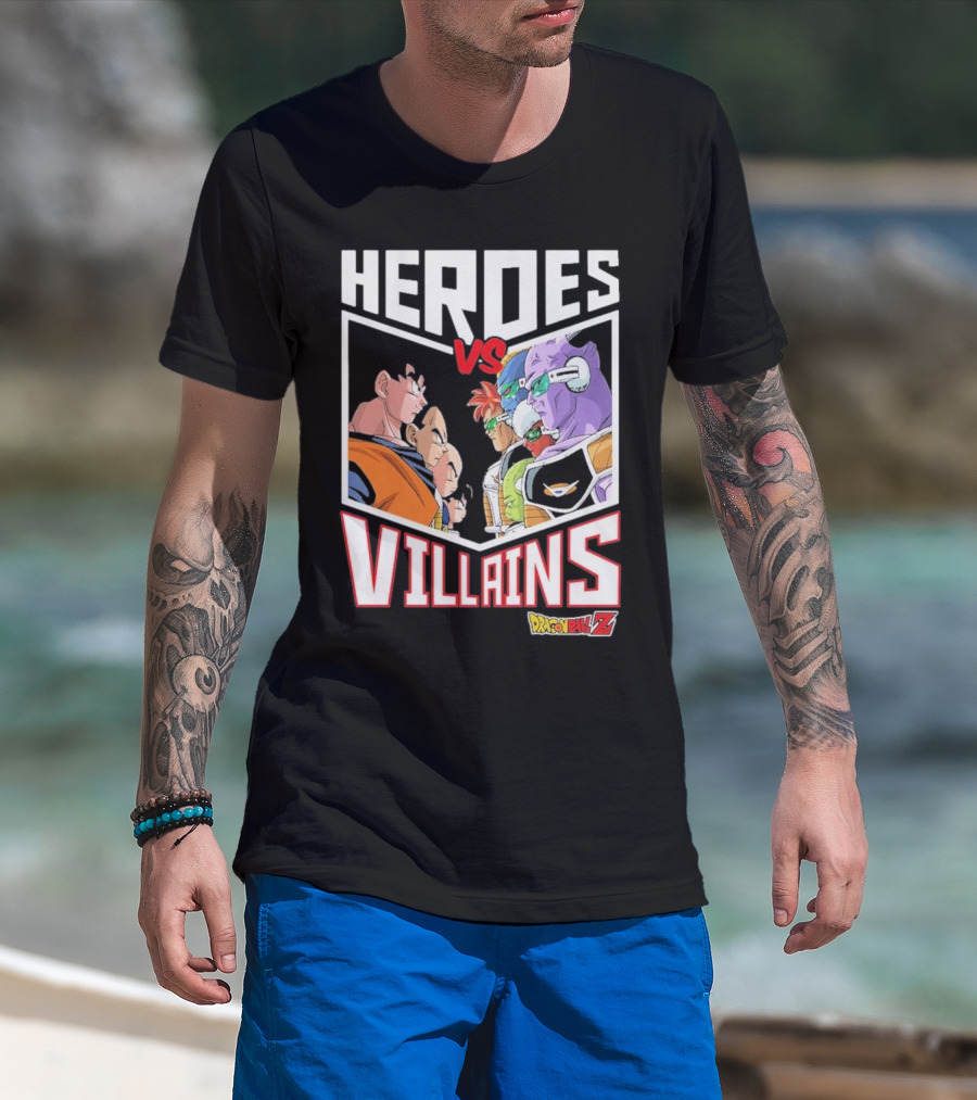 Heroes Vs. Villains DRAGON BALL Z Youth BIOWORLD T-Shirt