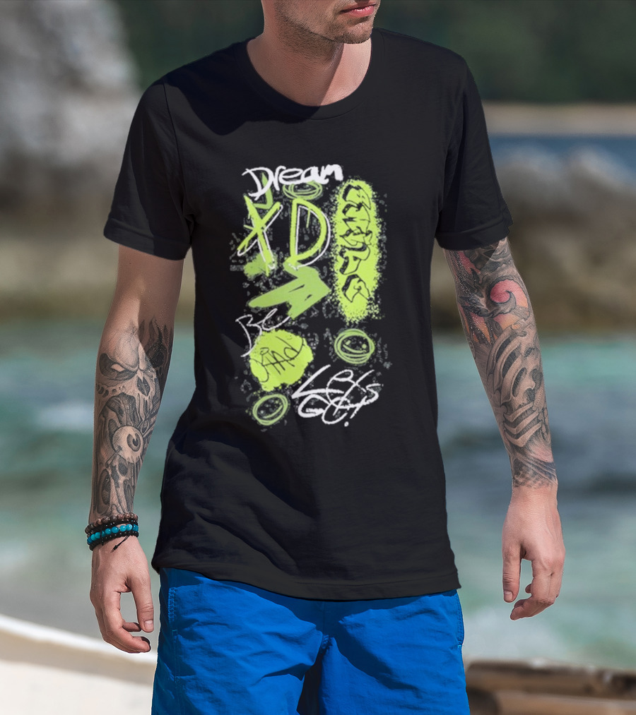 Dream XD Be Kind Let's Go Graffiti T-Shirt