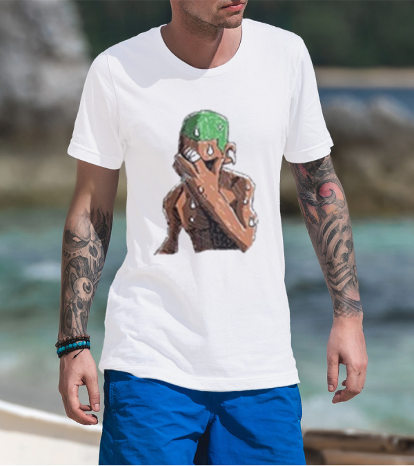 Frank Ocean Blonde Album Green Hair Iconic Cover T-Shirt