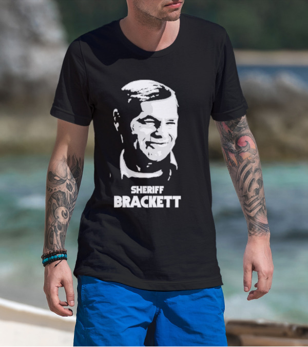 Sheriff Brackett Fright Rags Monochrome T-Shirt