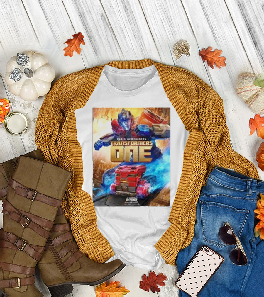 Chris Hemsworth Transformers One Robots Not In Disguise Merchandise T-Shirt
