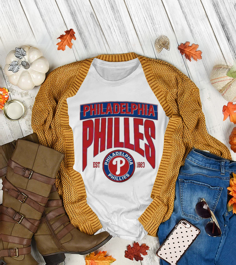 Philadelphia Phillies Est. 1883 Vintage Baseball T-Shirt