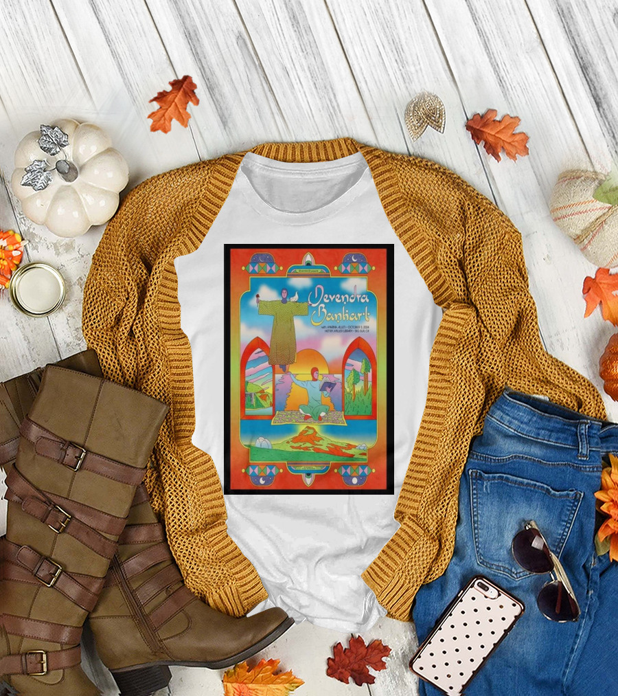 Devendra Banhart Live at Henry Miller Library Big Sur CA October 3 2024 Event Psychedelic T-Shirt