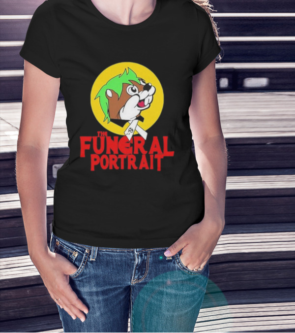 The Funeral Portrait Cartoon Mascot Circle T-Shirt