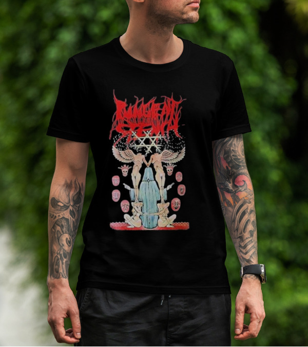 Pungent Stench Smut Kingdom Faces Angelic Figures And Mask Icons T-Shirt