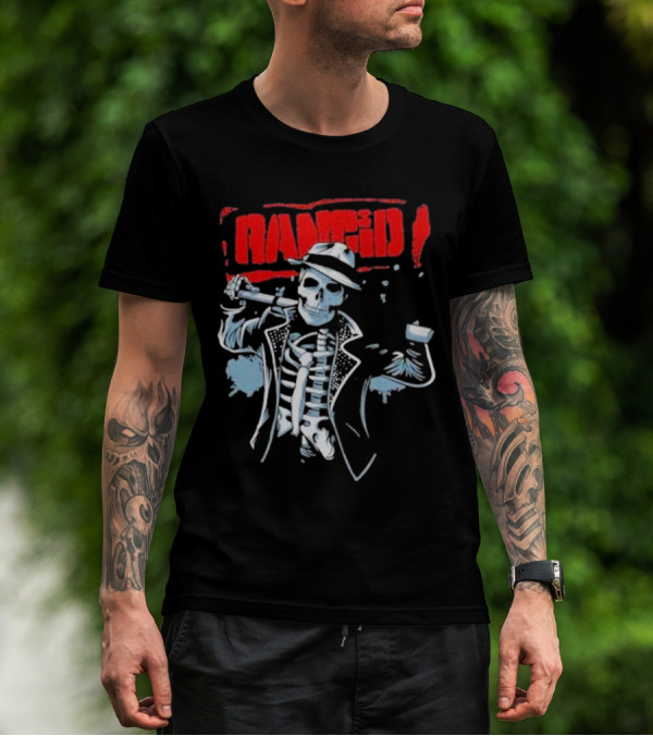Rancid Bo Knows Skele Tim North America Tour T-Shirt