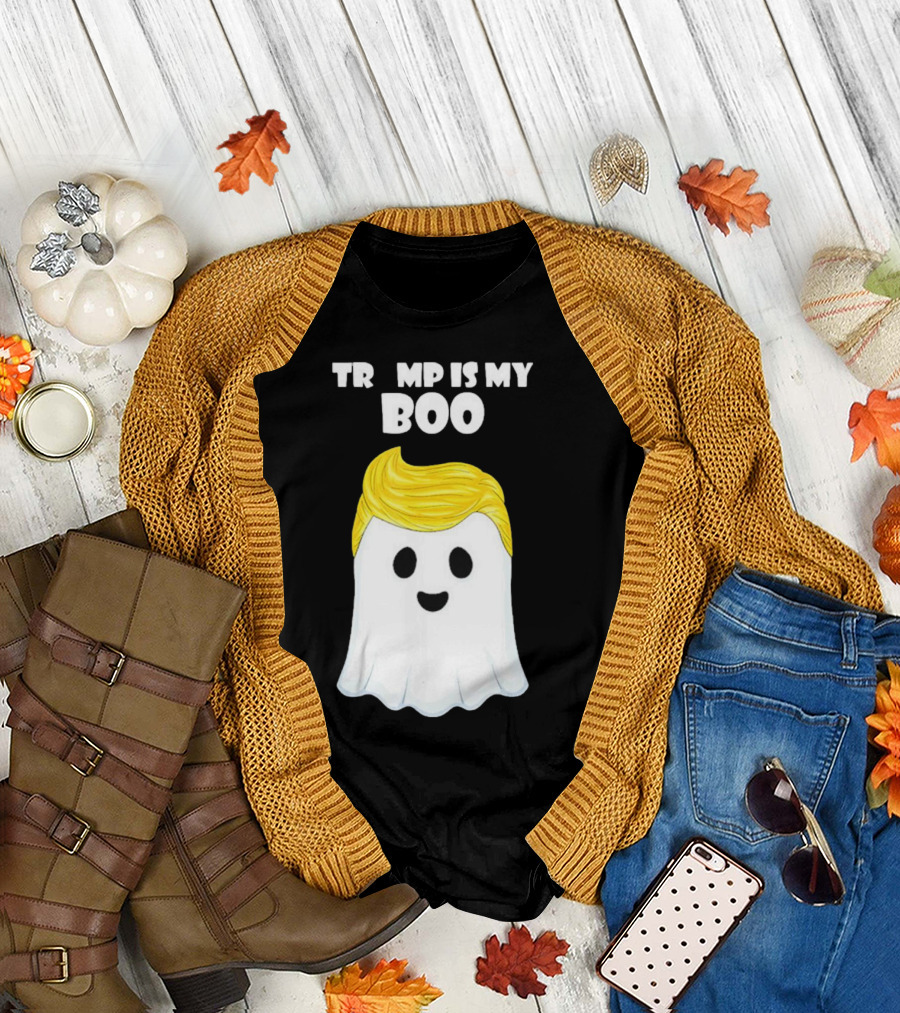 Trump Is My Boo Halloween Ghost Hair T-Shirt