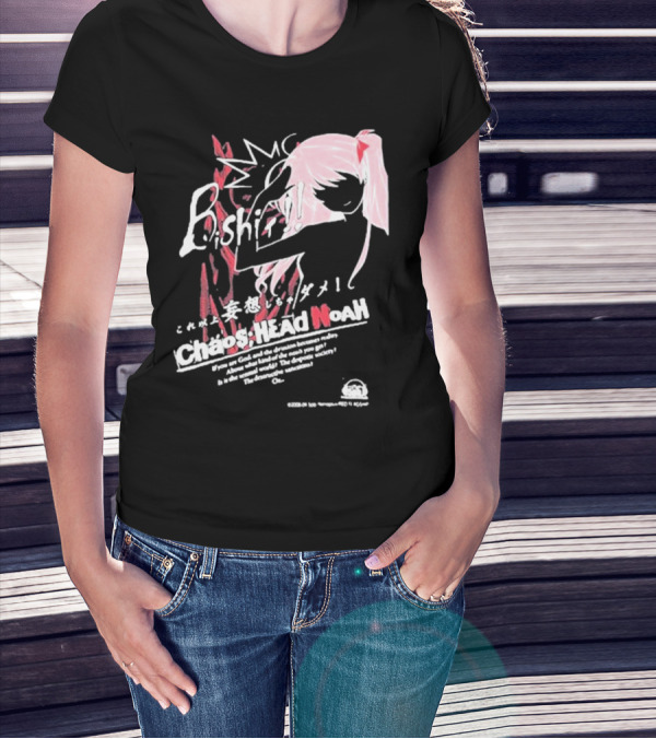 Chaos Head Noah Bishōjo Anime Waifu Manga Styling T-Shirt
