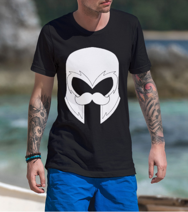 Remix’D Curleh Mustache Wolverine Mask T-Shirt