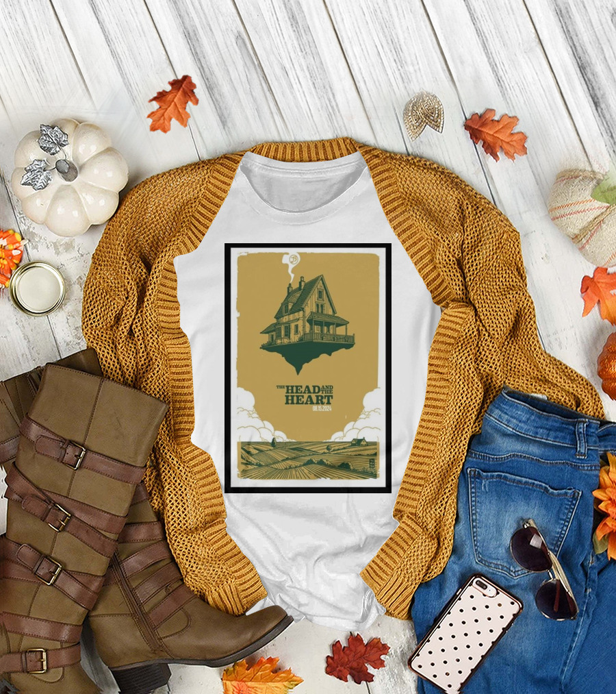 The Head And The Heart Floating House August 15 T-Shirt