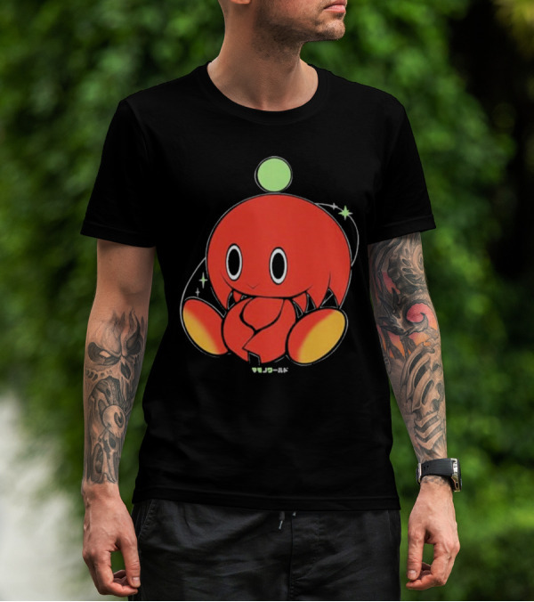Chuckles Knuckles Chao Red Character With Green Ball T-Shirt