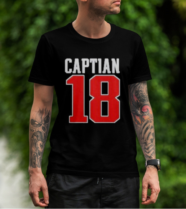Captain 18 The Patriots Coach T-Shirt