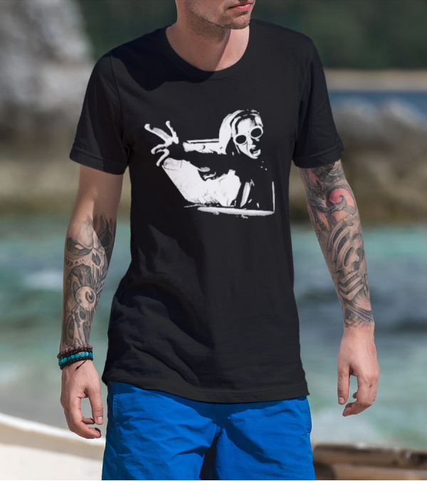 Cuckoo The Hooded Woman Reaching In Sunglasses T-Shirt