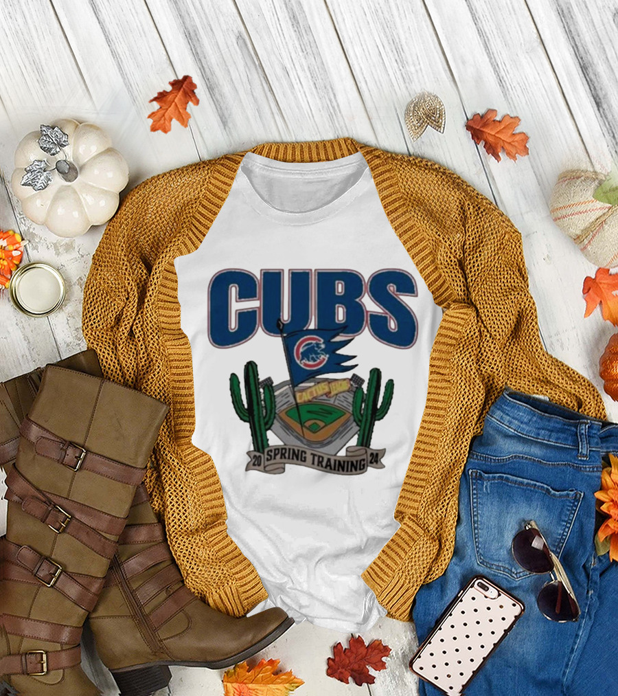 Cubs Cactus League 2024 Spring Training Baseball T-Shirt