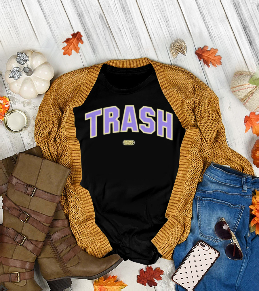 Trash Tuesday Trash Esther and Khalyla Purple T-Shirt