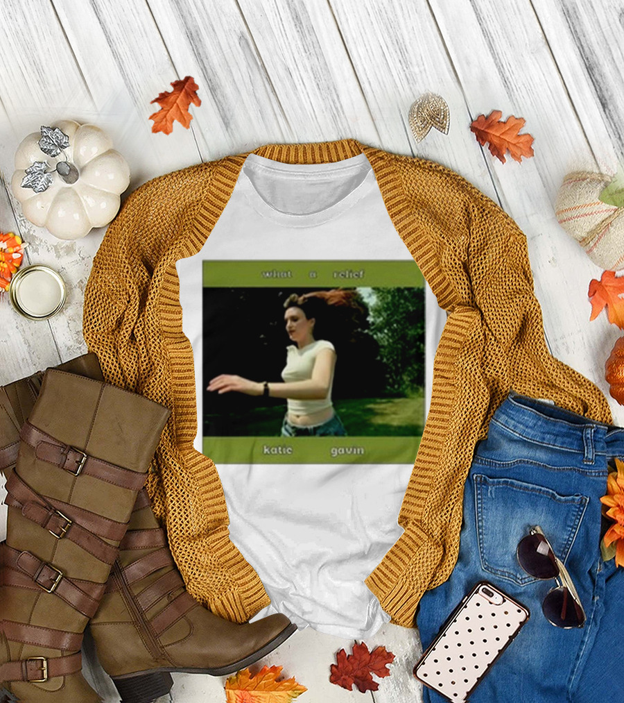 What A Relief Katie Gavin Running Green Park Scene T-Shirt