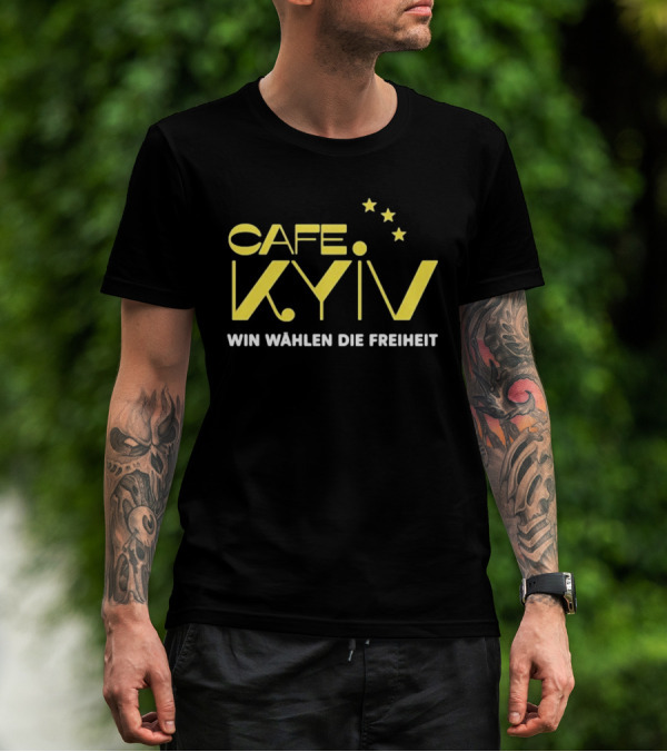 CAFE KYIV Win Wahlen Die Freiheit Vintage Stars T-Shirt