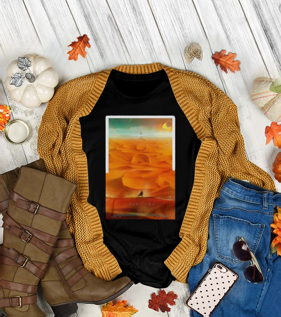 Bottleneck Gallery Part Two Desert Sci-Fi Scene T-Shirt