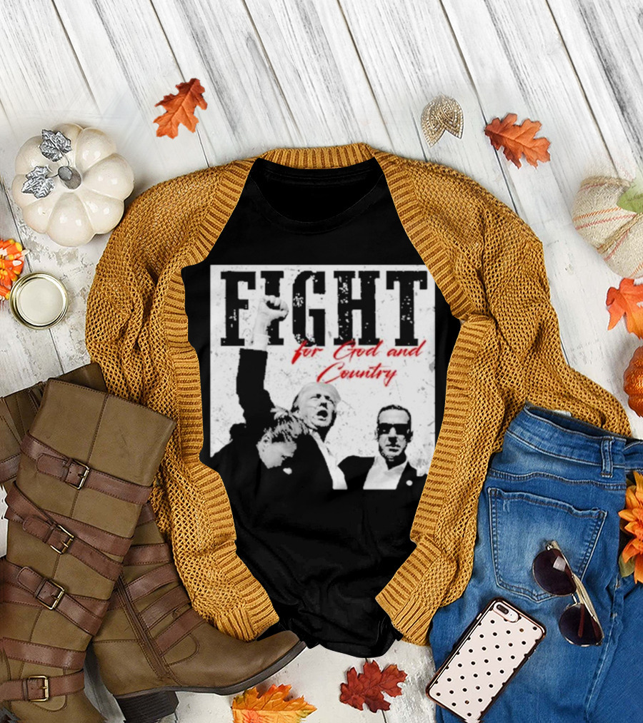 FIGHT for God and Country Trump Brenden Dilley T-Shirt