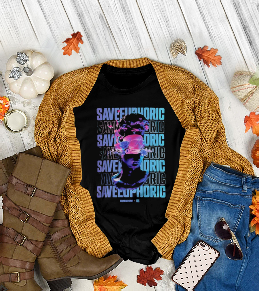 Brennan Heart Save Euphoric Multilayered Neon T-Shirt