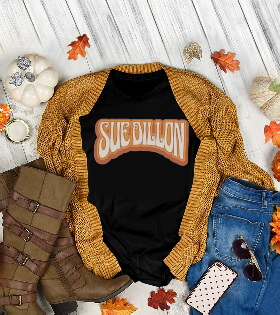 Sue Dillon Bold Retro Script T-Shirt