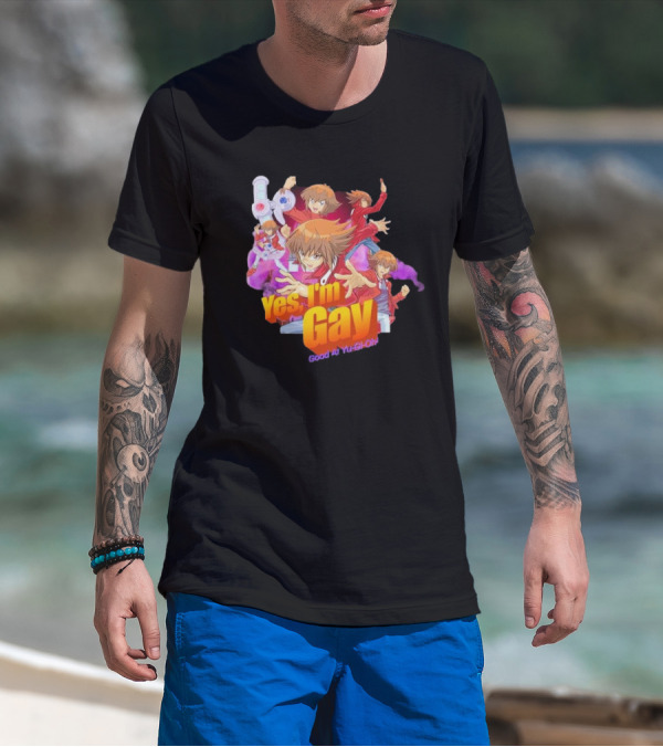 Yes I'm Gay Good At Yu-Gi-Oh Jaden Yuki Anime Character T-Shirt