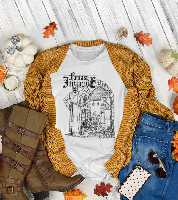 Fantasy Initiative Kill Or Be Killed Medieval Dungeon Scene T-Shirt