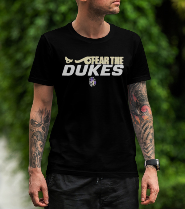 Fear The Dukes James Madison University Mascot T-Shirt