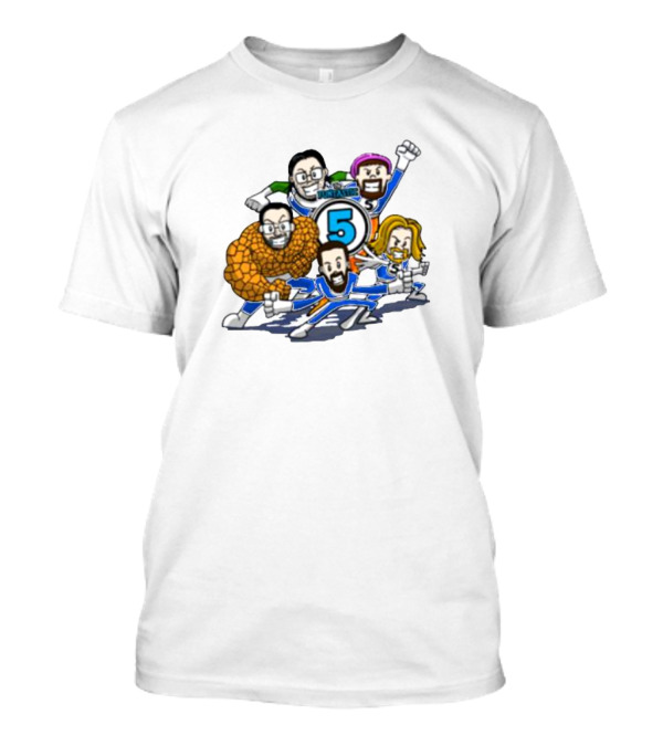 Dave Wonder Funtastic 5 Superhero T-Shirt