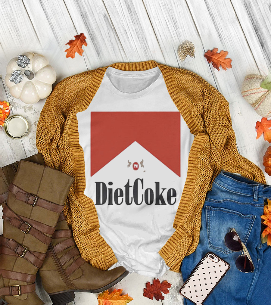 Diet Coke Marlboro Parody Cigarettes T-Shirt