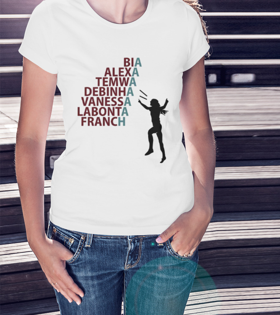 Bia Alexa Temwa Debinha Vaness Labonta Franch Volleyball Player T-Shirt