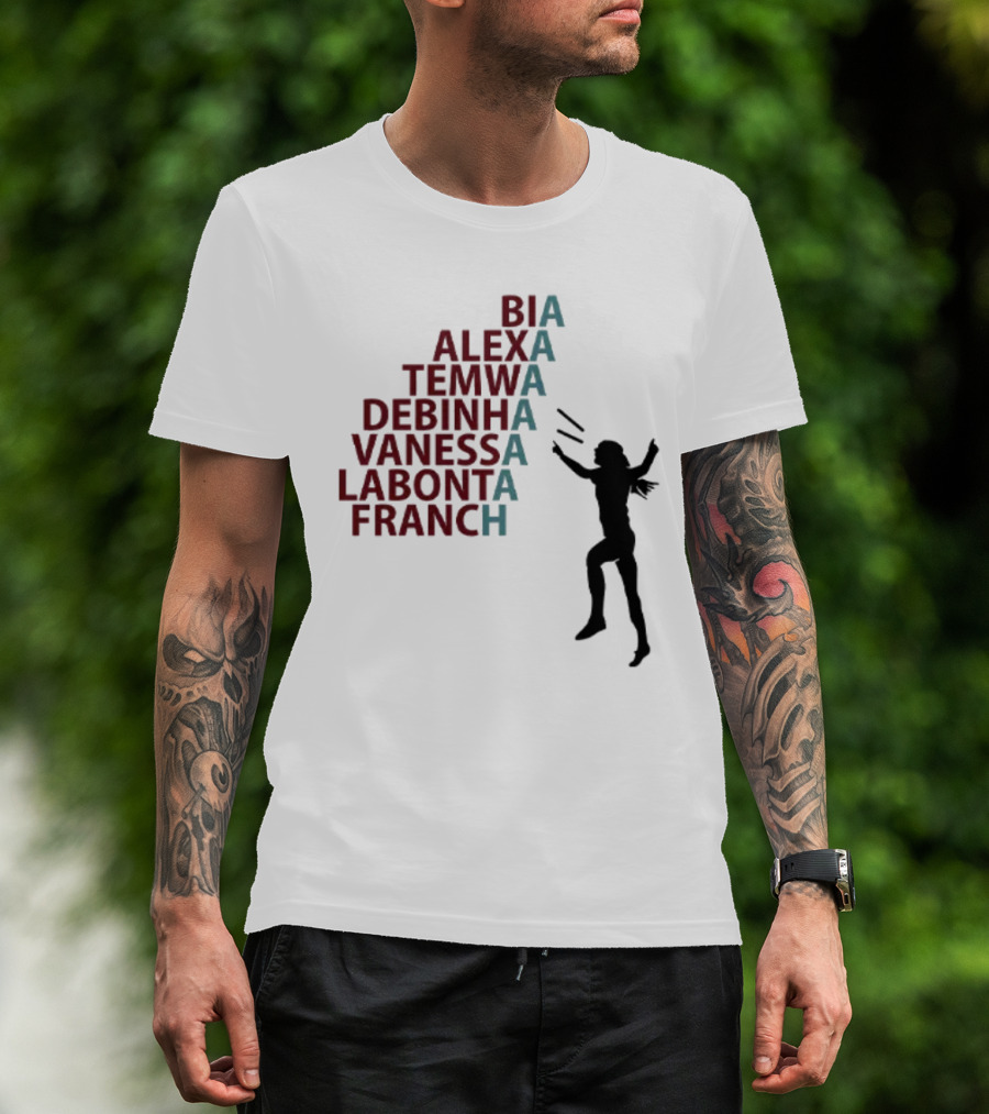 Bia Alexa Temwa Debinha Vaness Labonta Franch Volleyball Player T-Shirt