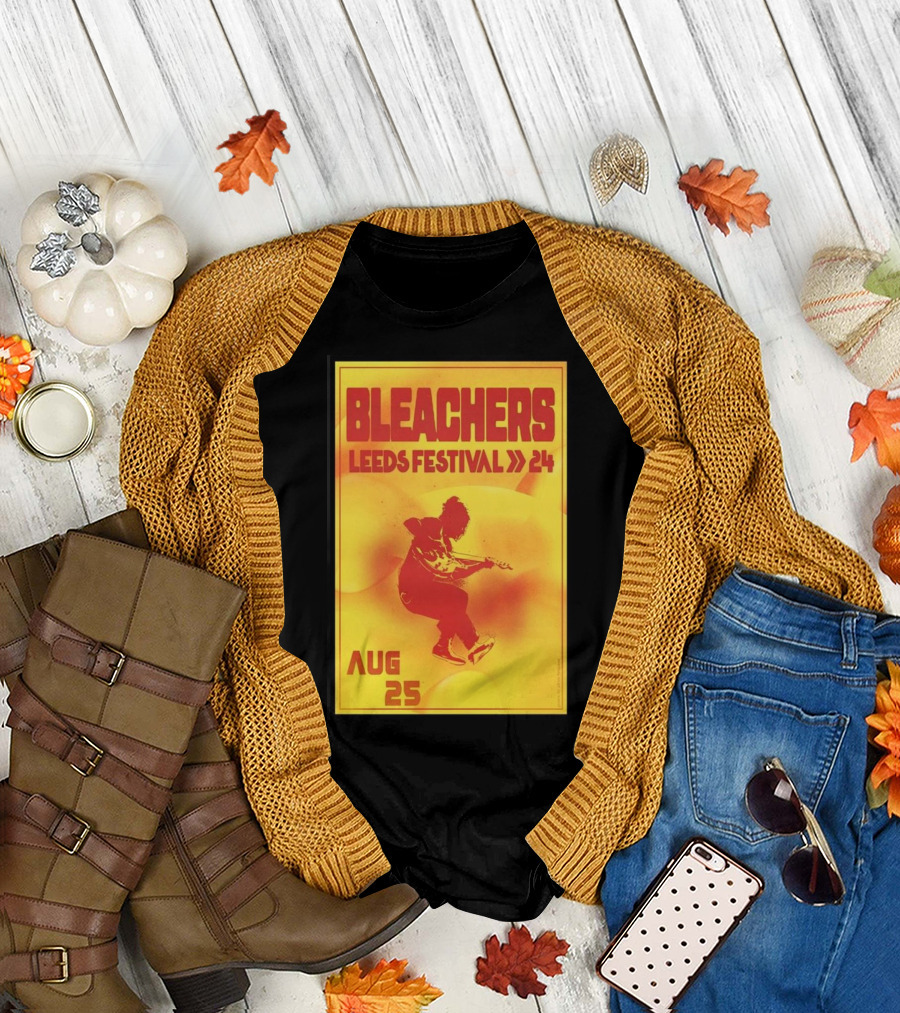 Bleachers Leeds Festival 24 Aug 25 Guitar T-Shirt