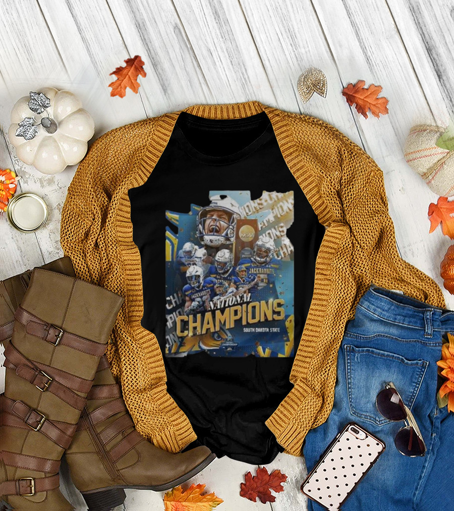 National Champions South Dakota State Jackrabbits Back to Back T-Shirt