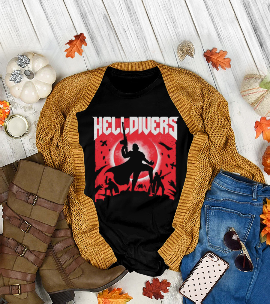 Helldivers Red Moon Battle T-Shirt