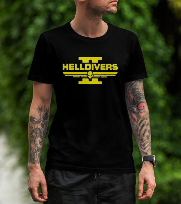 Helldivers II Skull Emblem T-Shirt