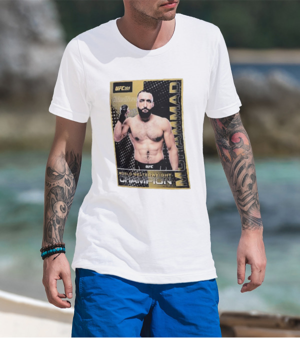 UFC 304 Belal Muhammad World Welterweight Champion And New T-Shirt