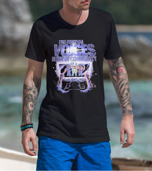 The Festival Voices Week Of Community Illuminated Gathering T-Shirt