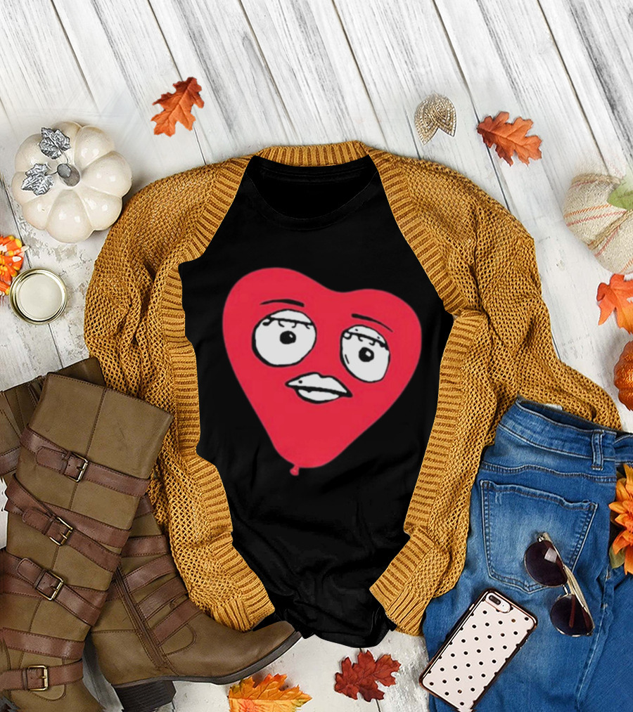God Forbid James Marriott Heart Balloon Face T-Shirt