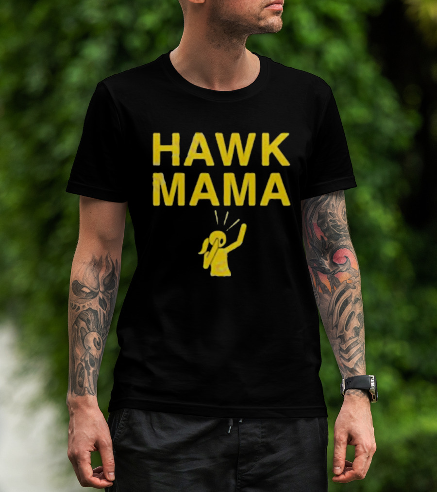 Iowa Hawk Mama Fan Enthusiast T-Shirt