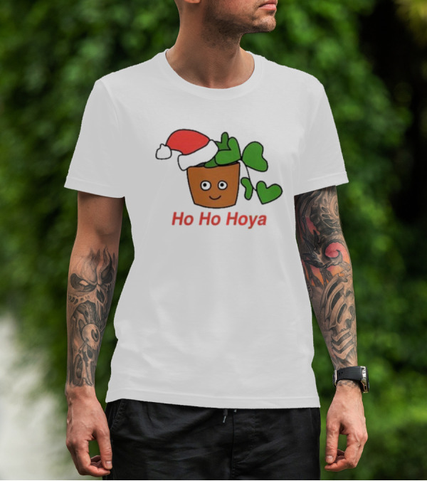 Ho Ho Hoya Santa Hat Hoya Plant Community T-Shirt
