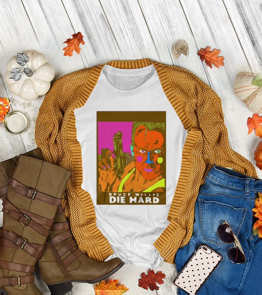 Bruce Willis Die Hard Pop T-Shirt