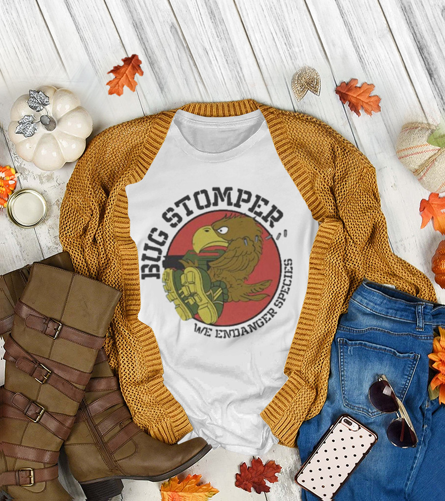 Colonial Marines Bug Stomper We Endanger Species T-Shirt