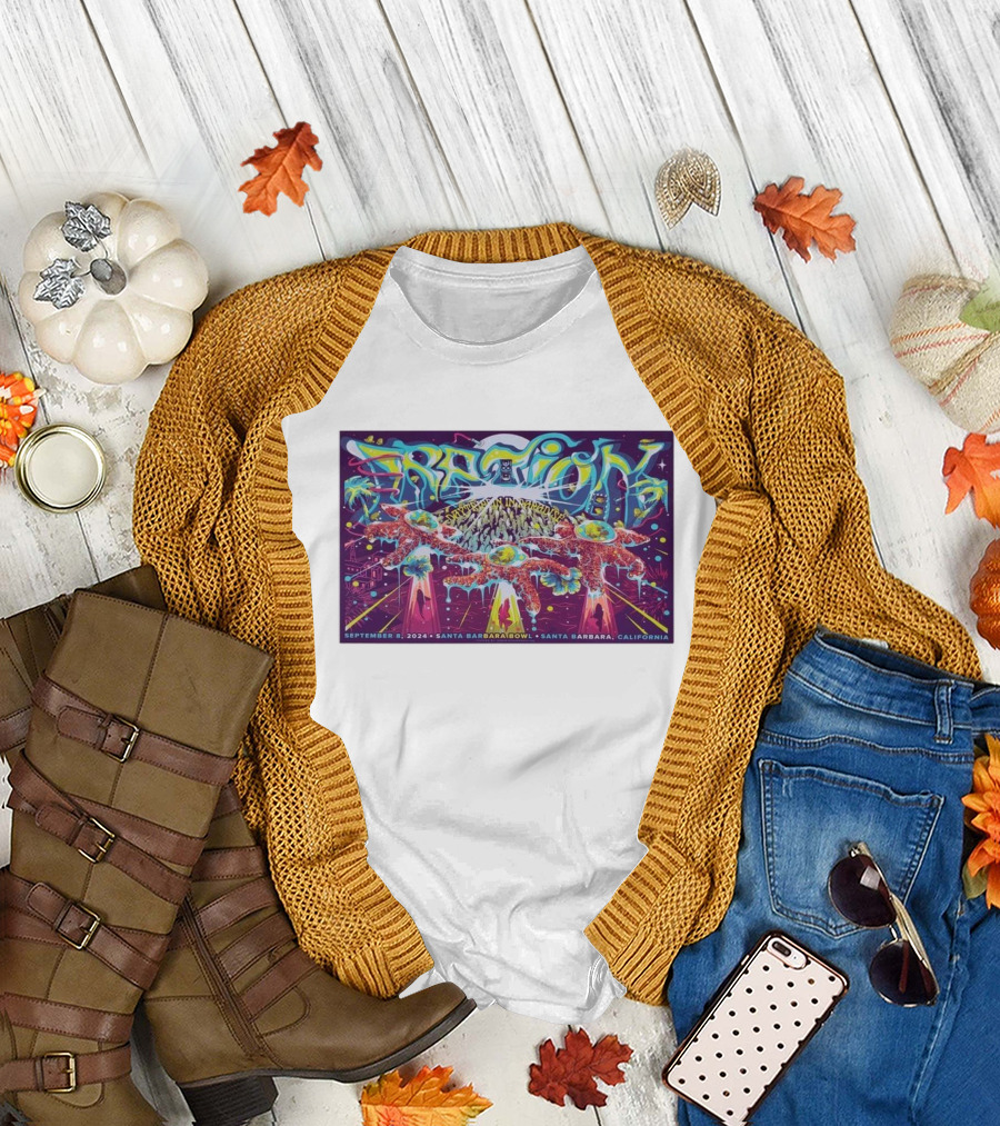 Iration Daytrippin in Paradise Live at Santa Barbara Bowl September 8 T-Shirt