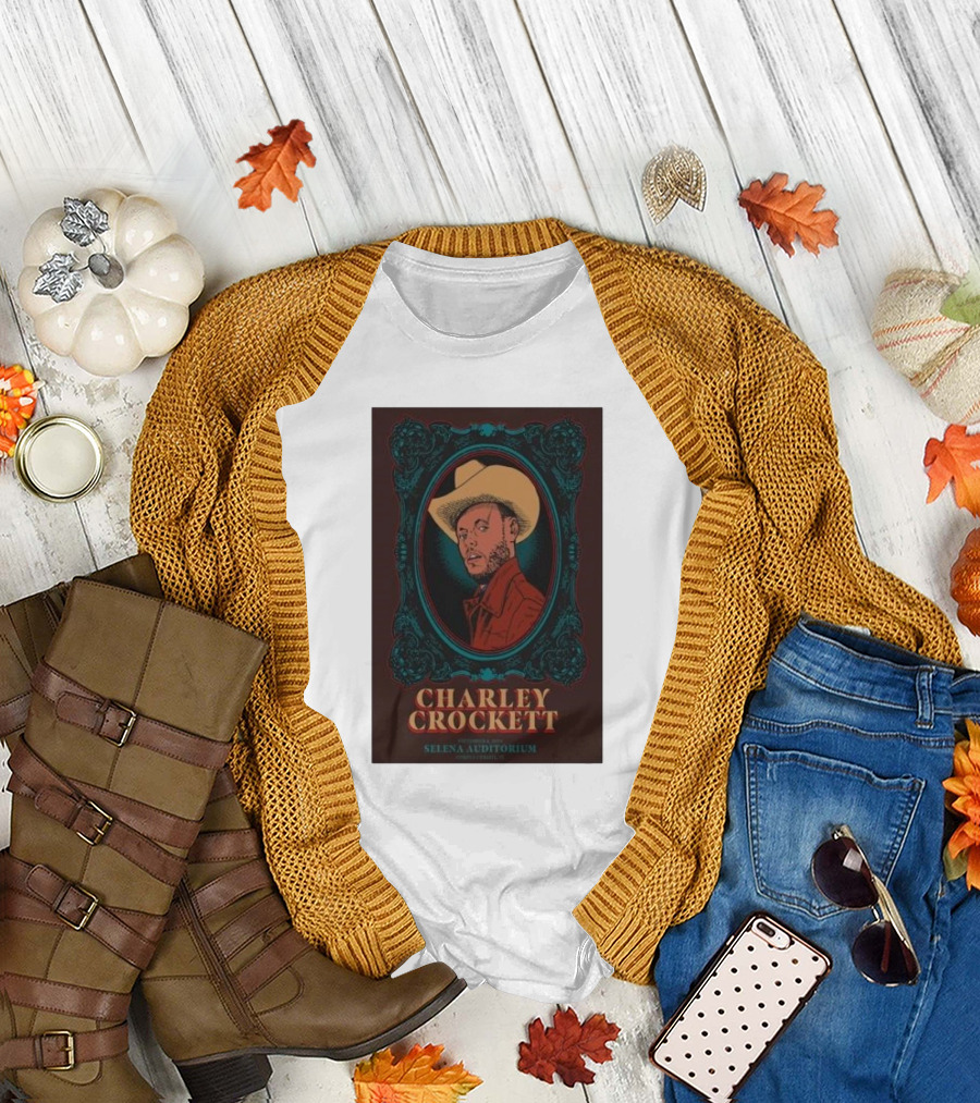 Charley Crockett Selena Auditorium Corpus Christi TX September 8 T-Shirt